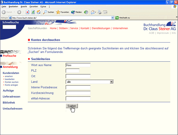 Screenshot von Liber.